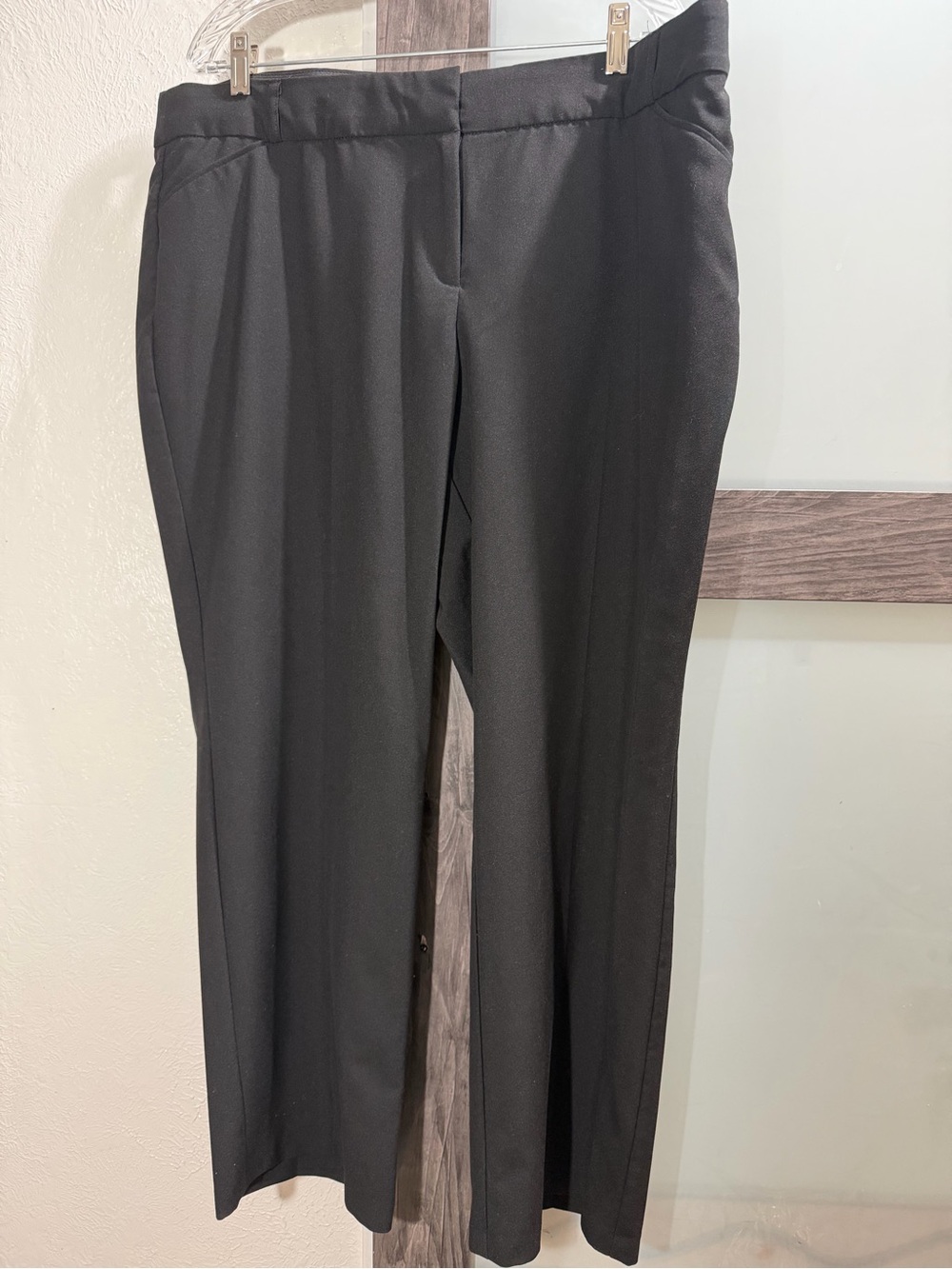 Cato Black Women's Straight-Leg Dress Pants